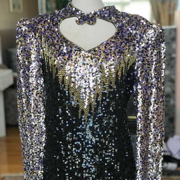 Beaded gown- plus size - Picture 2 of 7